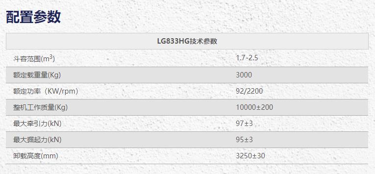 LG833HG裝載機